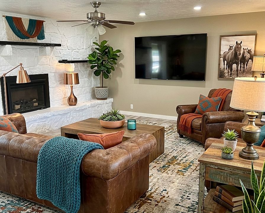 Living Room ~ Staged with Gemini