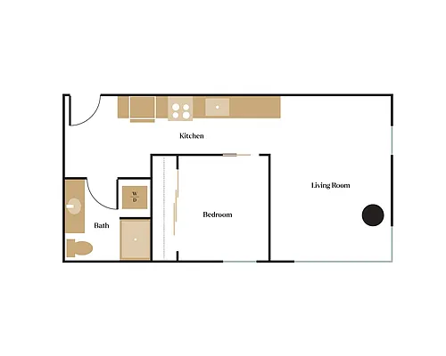 Floor plan 1X1 - A4