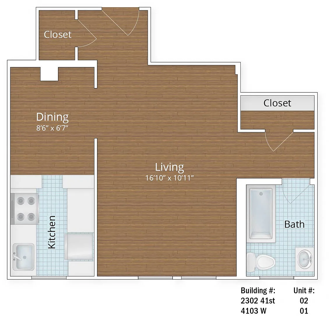 Floor plan Large Studio