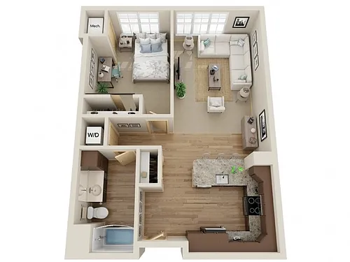 Floor plan B3
