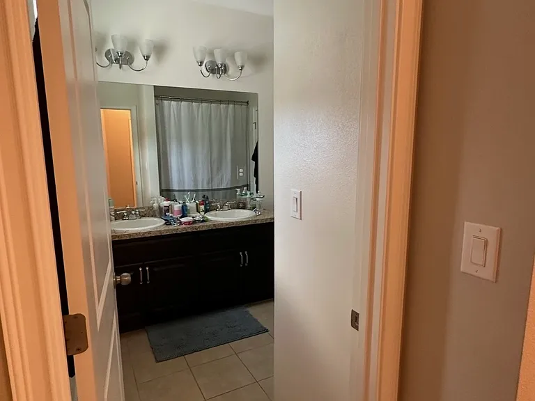 Entrance to master bathroom