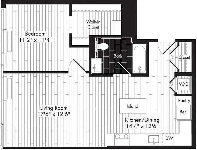 Floor plan VYV North 1D