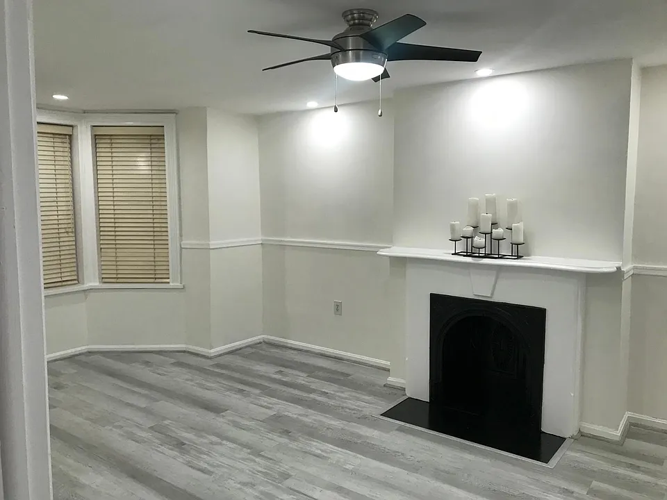 Bedroom view from entry door.