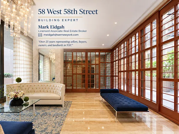 58 W 58th St #6A1, New York, NY 10019
