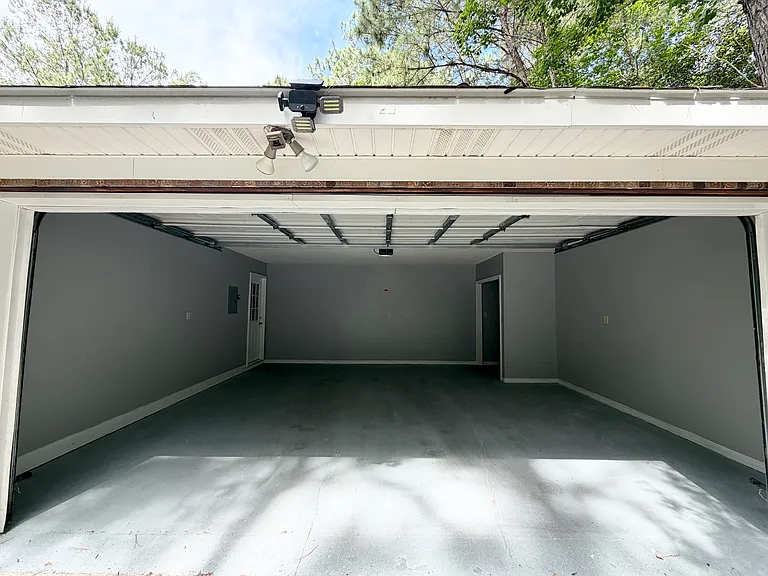 Two car garage
