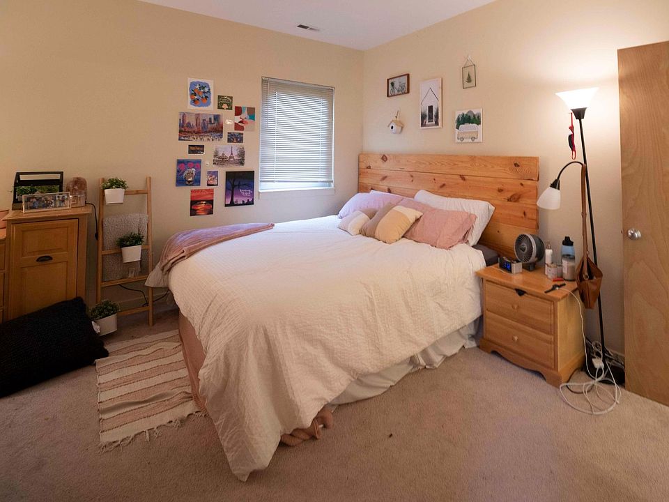 Upstairs master bedroom with private bath