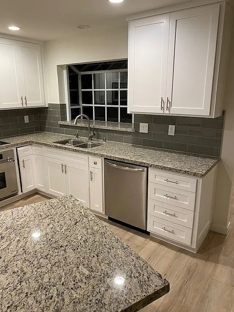 Kitchen sink wall with dishwasher - 479 Allview Ct