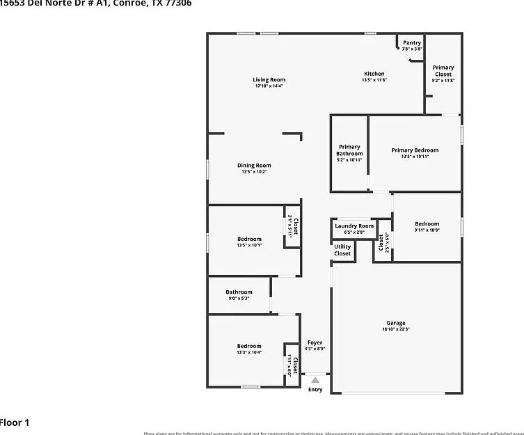 4 bed, 2.0 bath, 1608 sqft, $1,755 — Photo 2