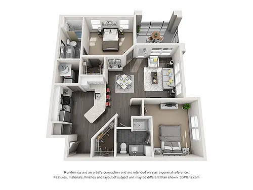 Floor plan B2 - The Magnolia