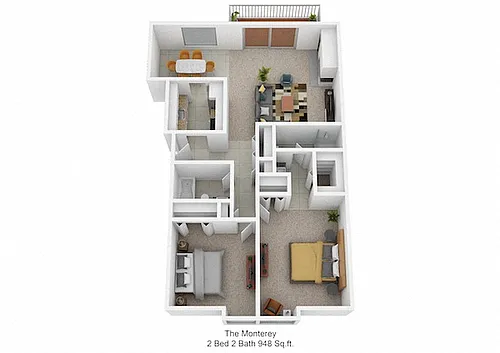 Floor plan The Monterey