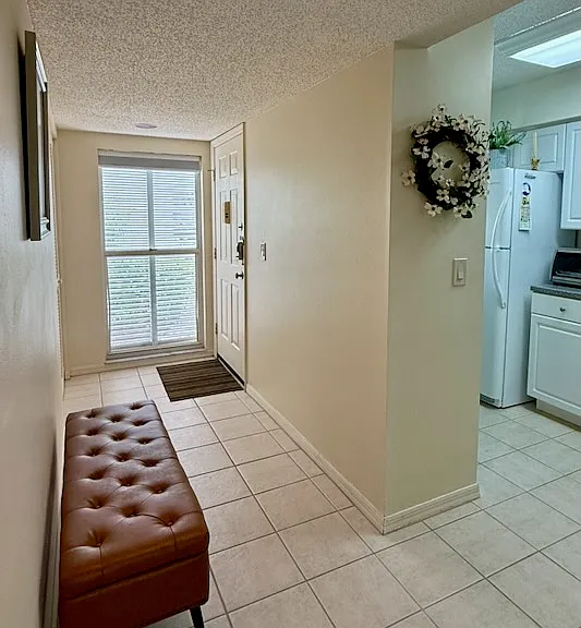 Entry way leading to kitchen