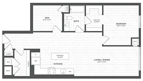 Floor plan B2 Den