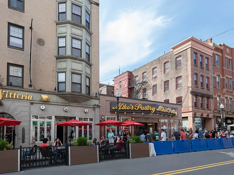 Find your new favorite bakery along Hanover Street in Boston's North End.