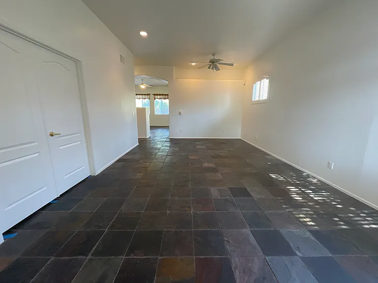 View upon entering