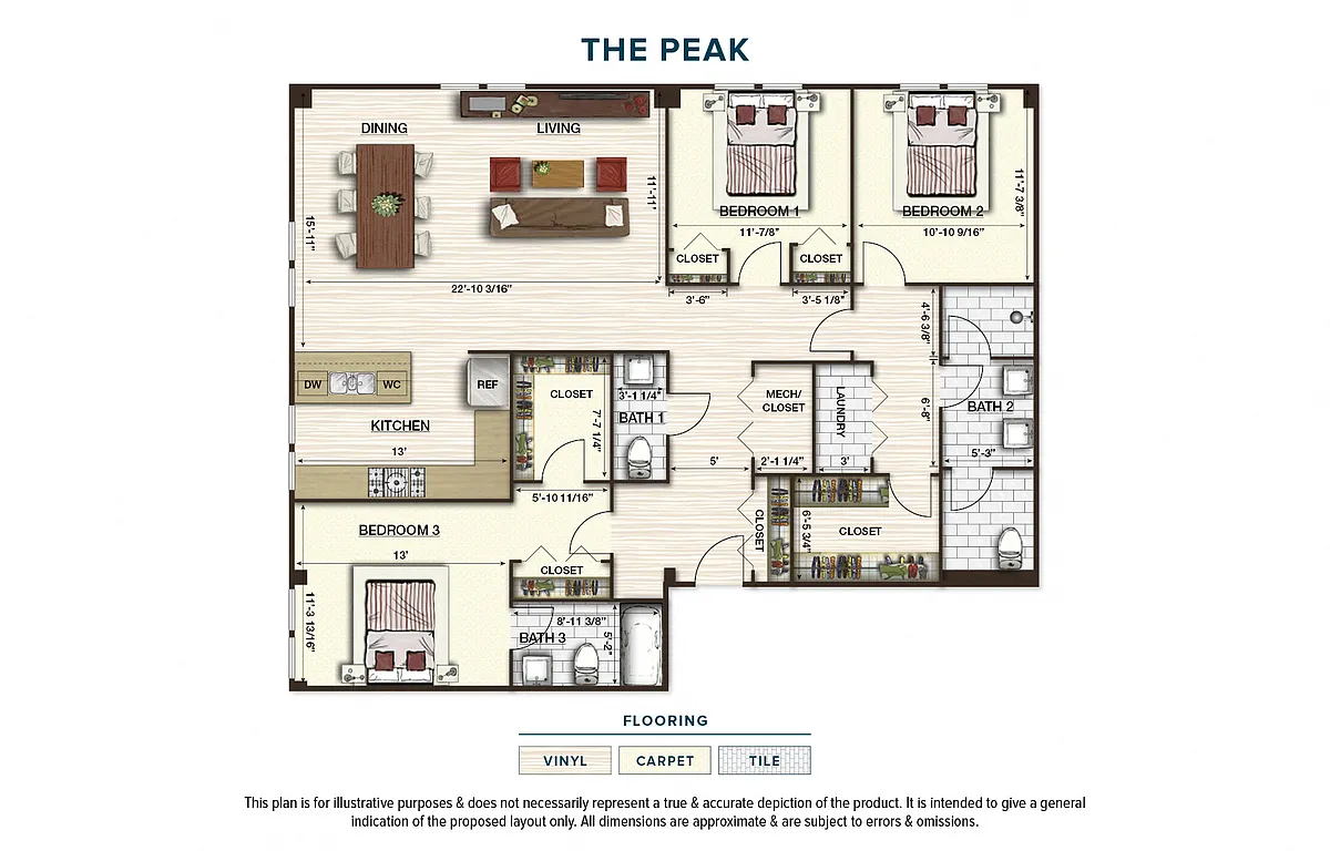 Floor plan The Peak