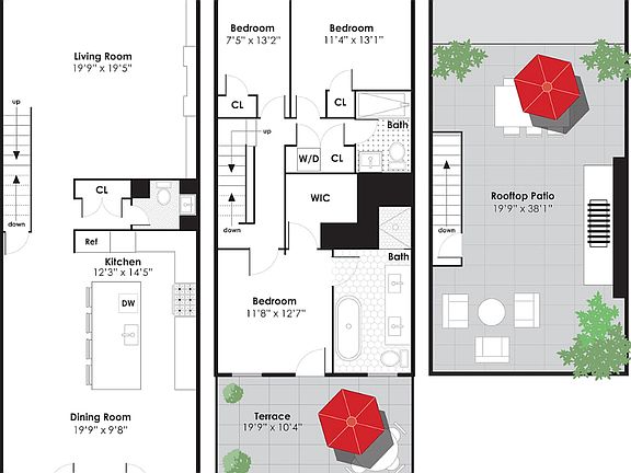 2nd image of 233 Dean St Floor 2
