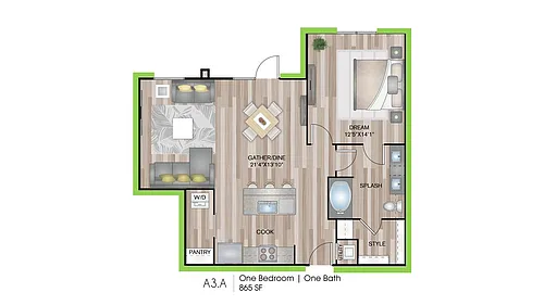 Floor plan A3A