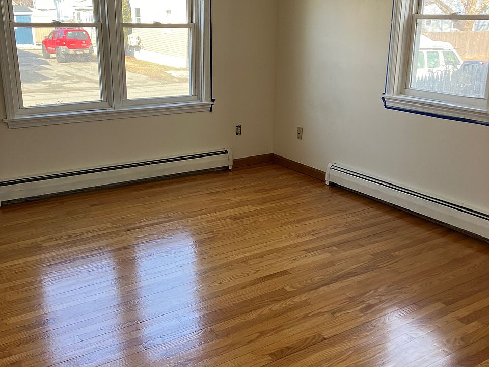 Hardwood floors in living room