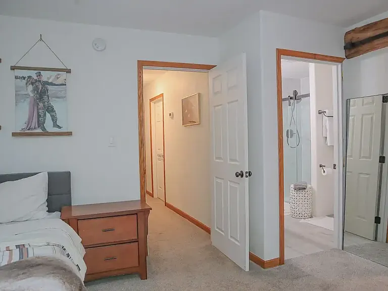 Master Bedroom with new master bathroom