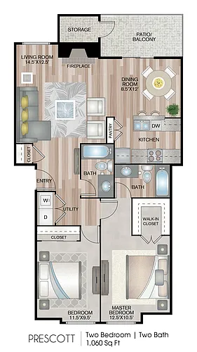 Floor plan Prescott