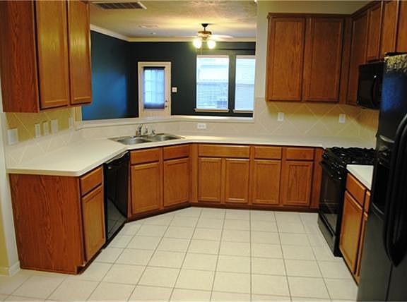 The kitchen and spacious.