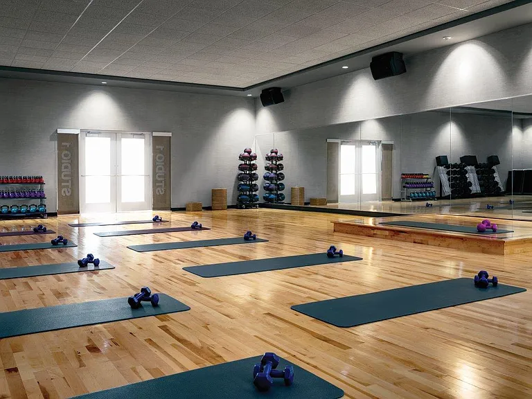 Dedicated group fitness studio