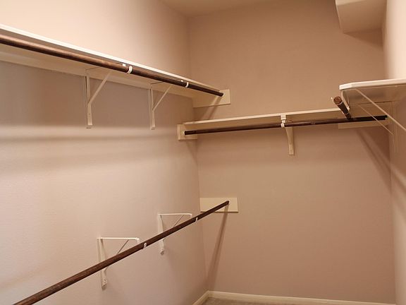 Master closet with space for miles