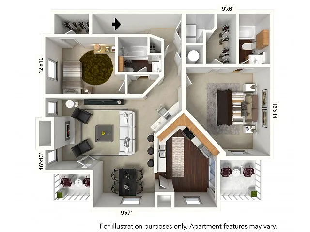 Floor plan C2 Plan*