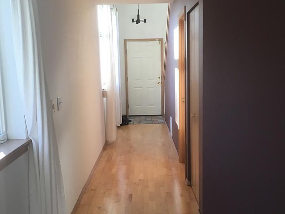 Front door and hallway