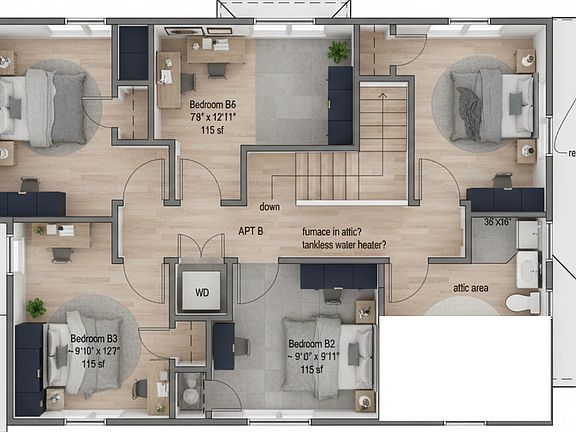 4th image of 806 E Kingsley St #B