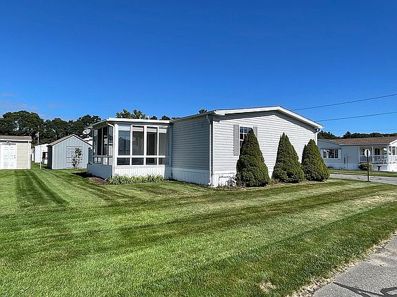 Side yard and sun porch