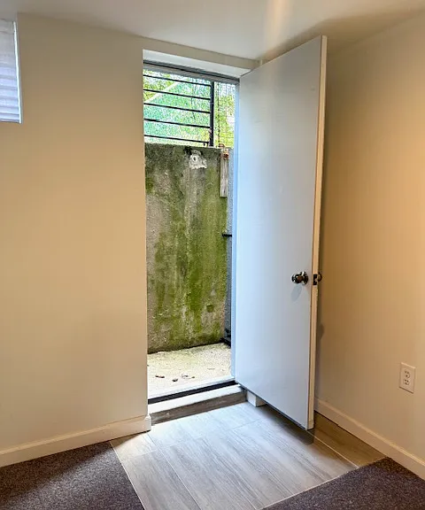 Door to backyard