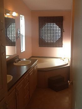 Master Bath of Mobile Home