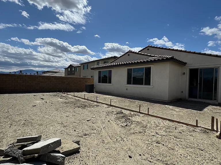 Concrete to be poured