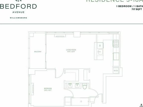 2nd image of 424 Bedford Ave APT 8A