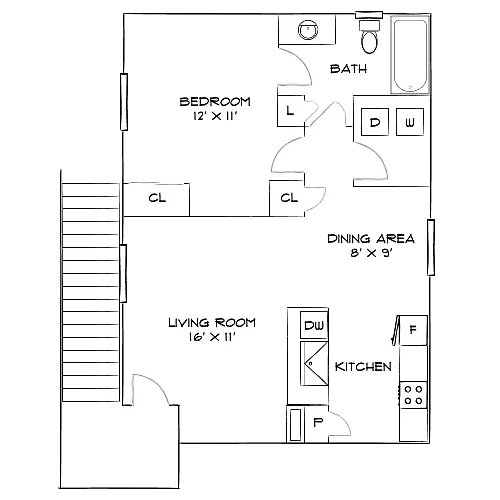Floor plan Design 1A Carriage Home