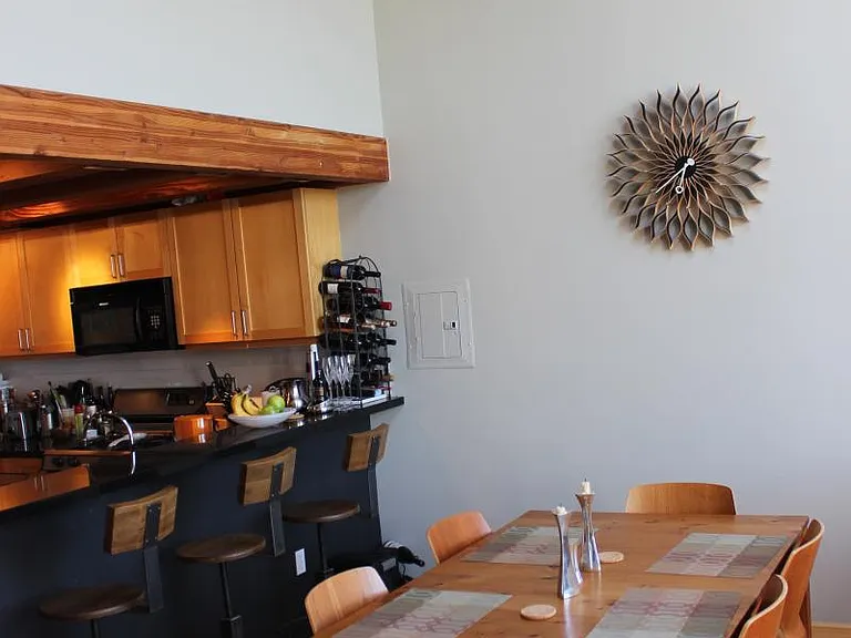 Dining table area