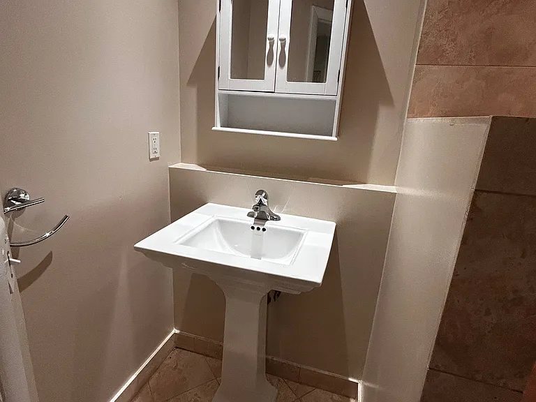 Second full bathroom with shower.