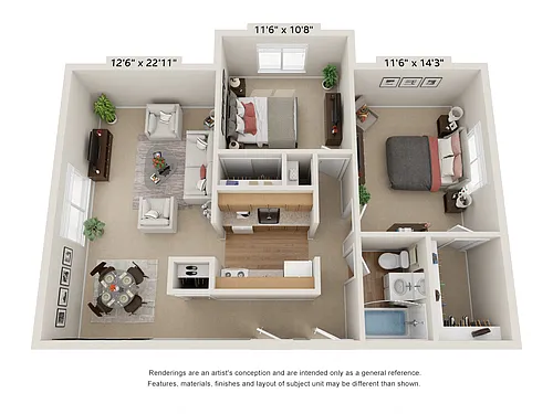 Floor plan Leffingwell