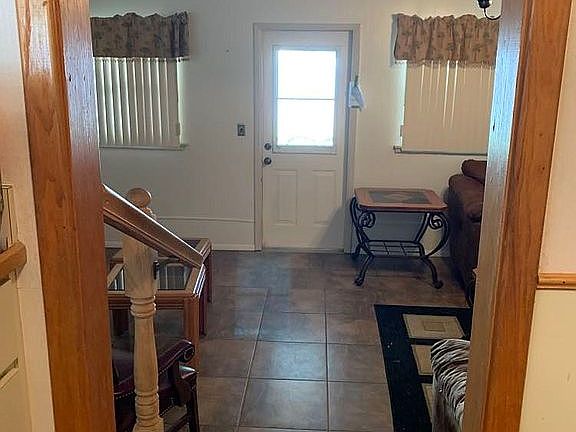 steps down to sunken living 