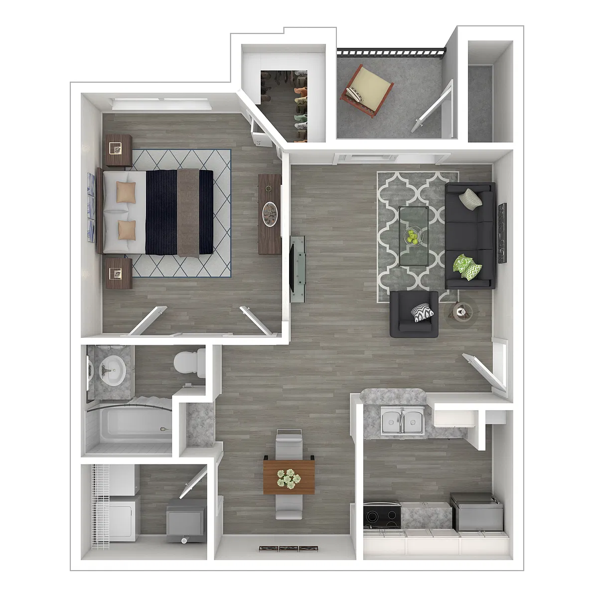 Floor plan The Azalea - Renovated