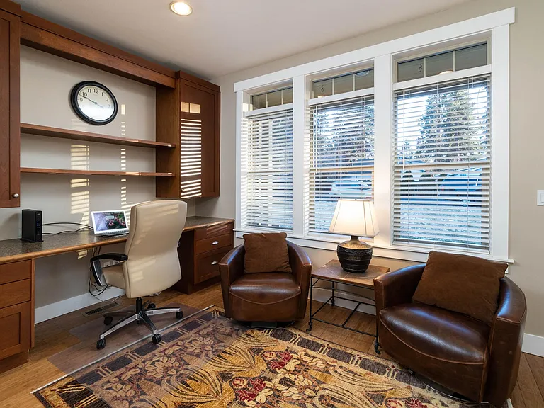 Office Den with French Doors