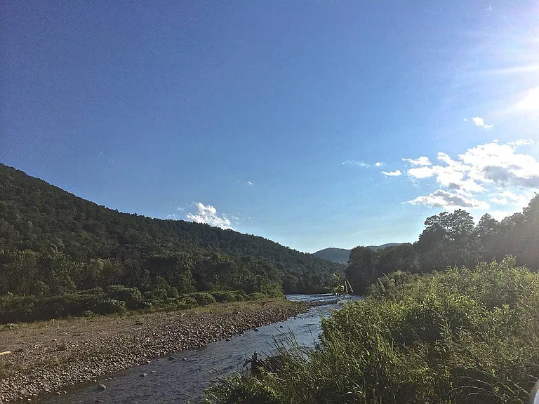 Tweed River Valley in front of the house