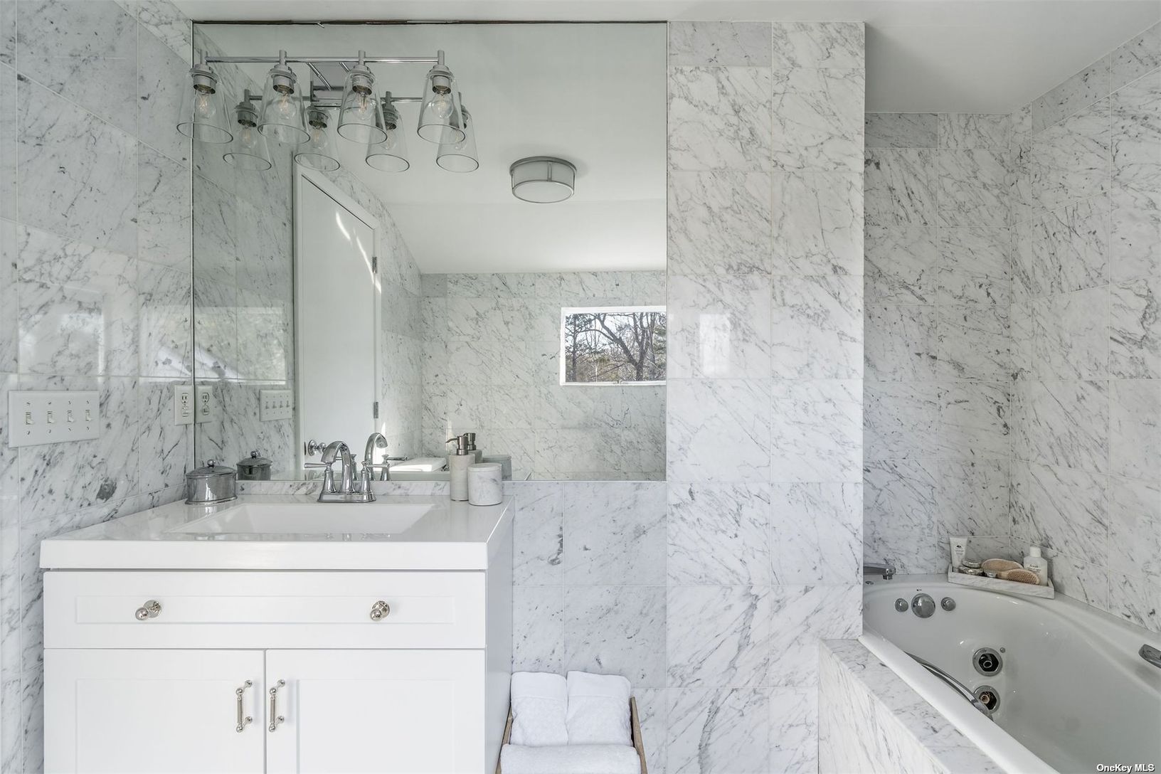  2nd Floor Primary Marble Bath