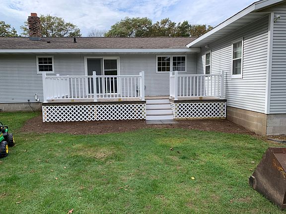 Brand new backyard deck