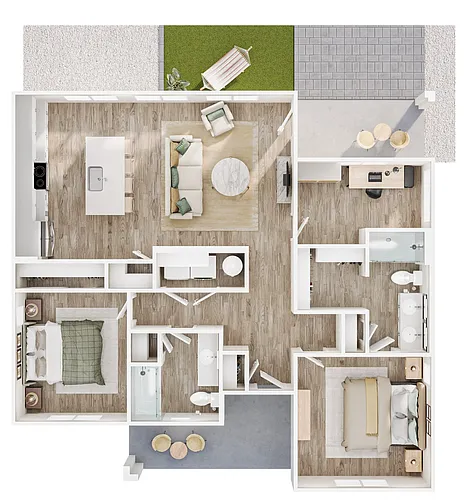 Floor plan Rittenhouse - with Den