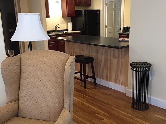 From Living area to kitchen