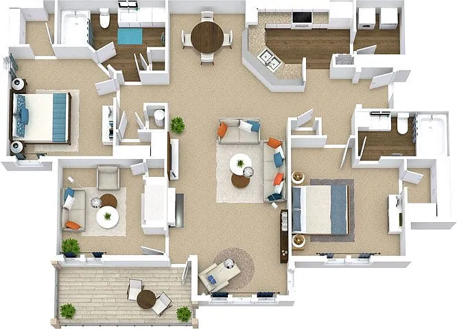 Floor plan The Andrew