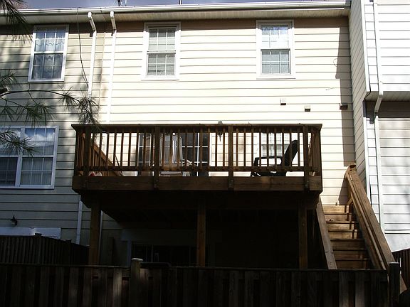 back of house/deck