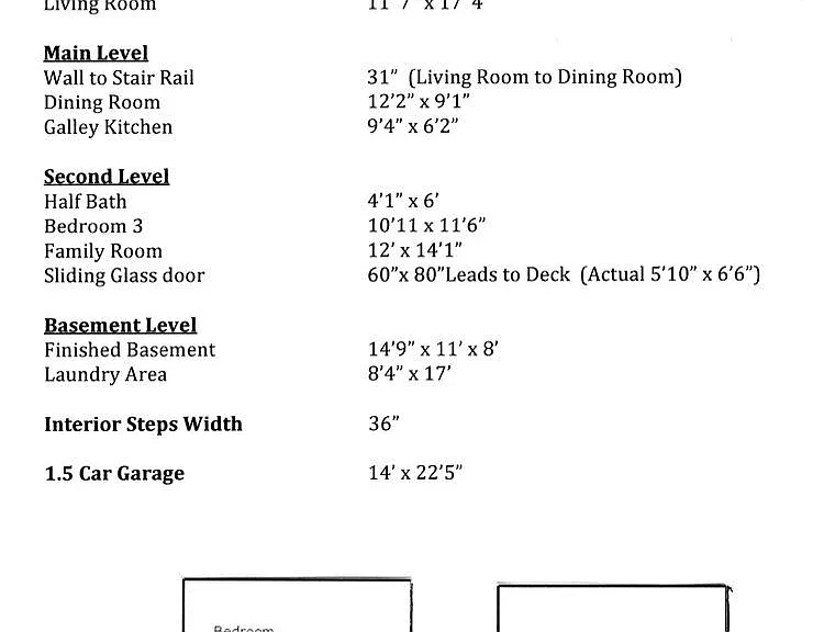 Room Dimensions